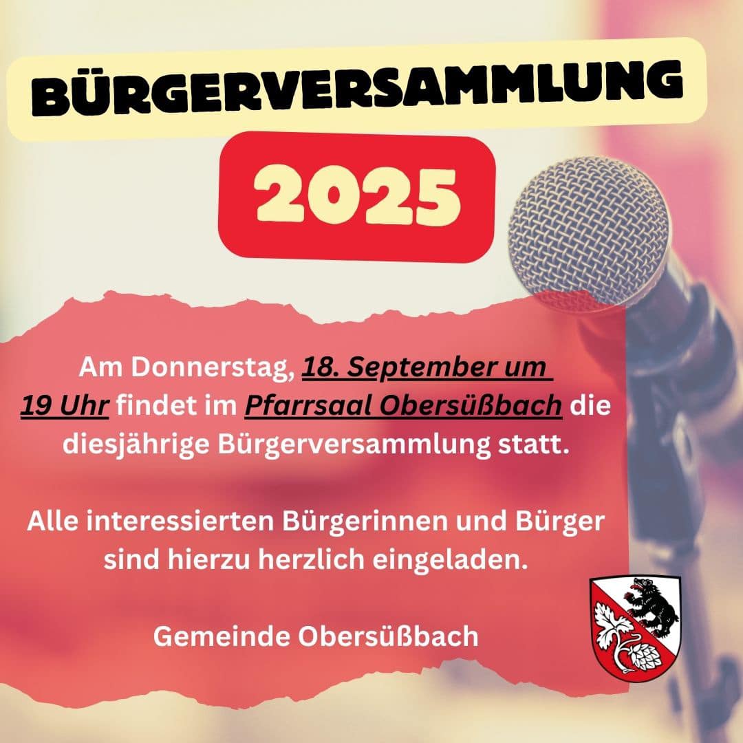 Bürgerversammlung 2025 - 1
