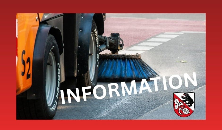 Rot Einfach Straße Öffentlicher Dienst Facebook-Post - 1