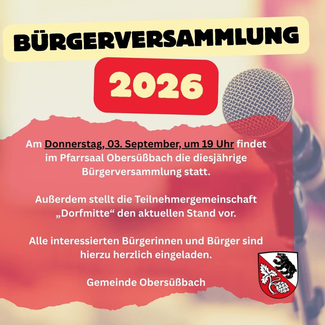 Bürgerversammlung 2025 - 1